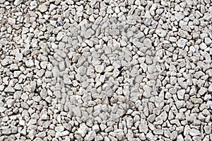 White pebbles texture