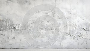 White peeling paint grunge wall texture background