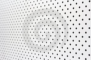 White pegboard background photo