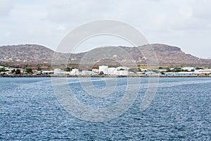 White Petroleum Tanks on St Kitts