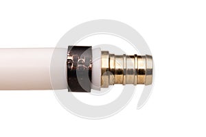 White Pex Pipe Connector