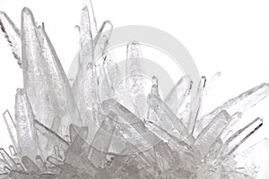 White phosphate crystal