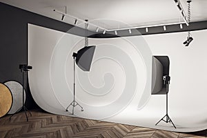 White photo studio