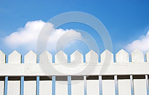 White picket fence