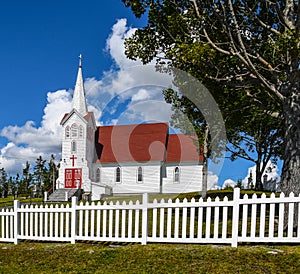 White Picket Fence Around the Church