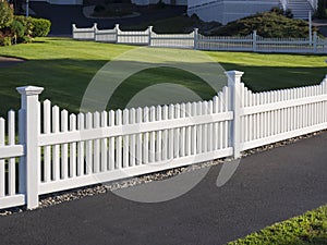 White picket fence