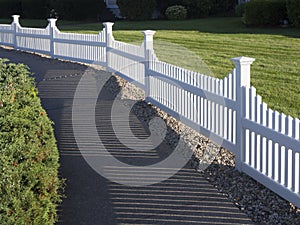 White picket fence