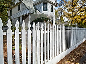 White picket fence