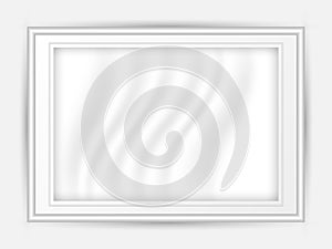 White picture frame vector design illustration