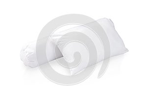 White pillow and bolster photo