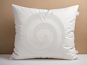 white pillow isolated background