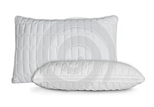 White pillows