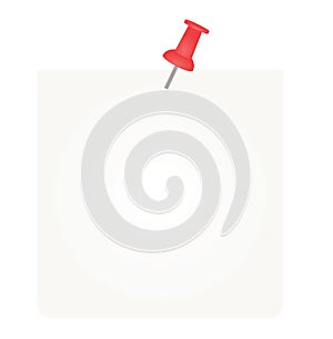 White pined empty note