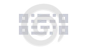 White Pixelated QR Code Pattern for Minimalist Tech Art, vector design Generative AI