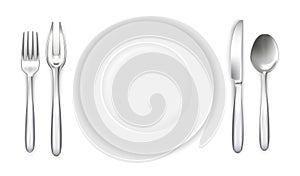 White place setting