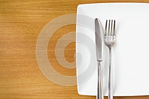 White place setting