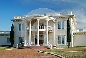 White Plantation Home