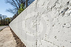 White plaster texture on concrete wall for interior design
