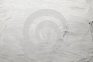 White plaster on the wall background