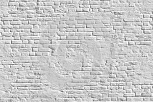 White plastered brick wall