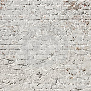 White plastered brick wall