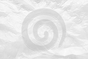 White plastic bag texture background.