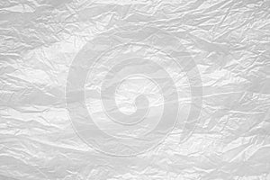 White plastic bag texture background.