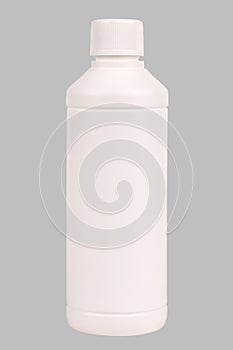 White plastic bottle