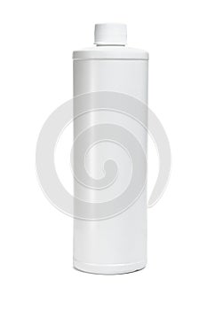 White plastic bottle