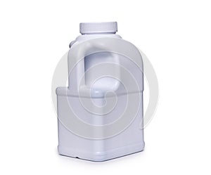 White plastic jerry can