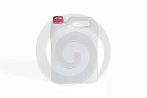 White plastic jerrycan