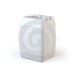 White Plastic Jerrycan