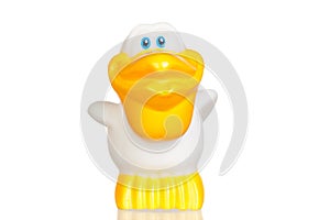 White plastic pelican