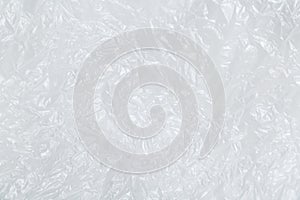 White plastic or polyethylene bag texture, macro, abstract background