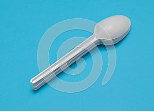 White plastic spoon group