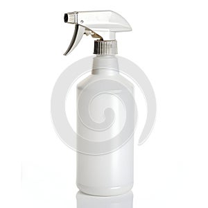 White plastic spray bottle