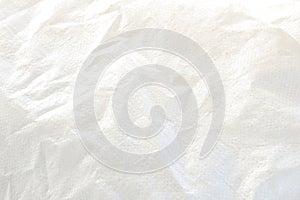 Biely plastický tkaný vrece textúra 