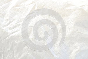 White plastic woven sack texture.