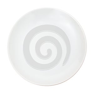 White plate