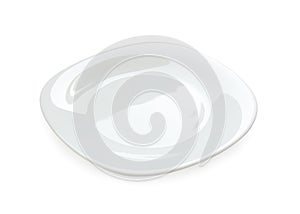 White plate isolated