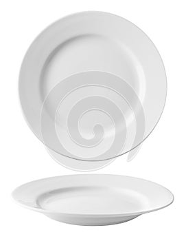 White plates