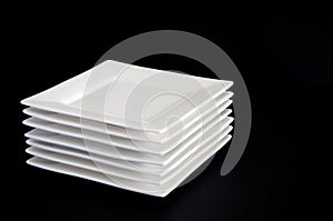 White Plates on Black