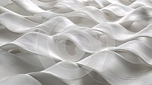 White pleated texture