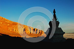 White Pogoda in Tibet