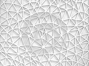 White Poligon Geometric Abstract Wall Background