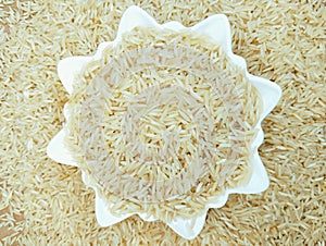 Polished rice white-rice cereal grains raw wholerice hulled milled-rice staple food kacha chawal riz poli arroz polido photo photo