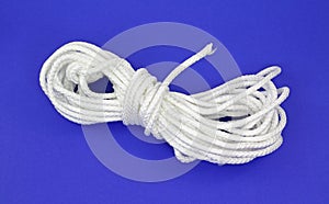 White polypropylene rope