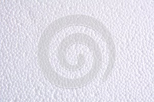 White Polystyrene or styrofoam texture background. Styrofoam board for backdrop. Copyspace for text