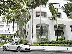 White Porsche