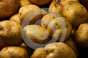 White Potatoes and onions 4